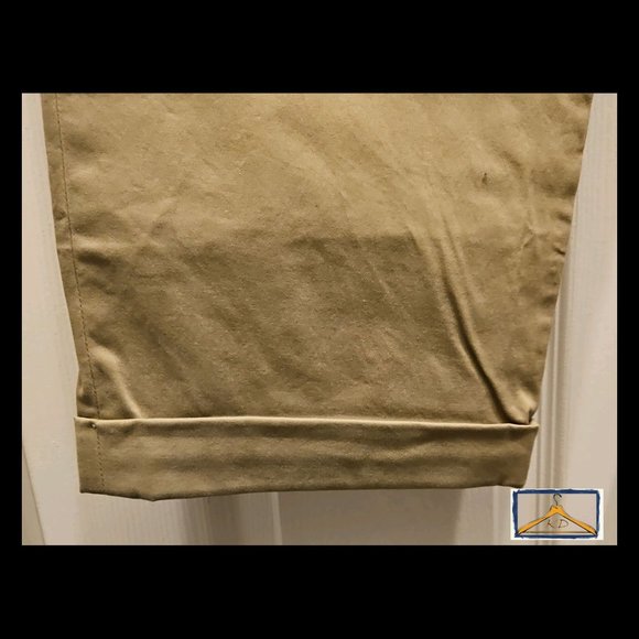 Lands End Khakis - Size 44x29, Hidden Expandable Waist, British Khaki - Picture 8 of 12